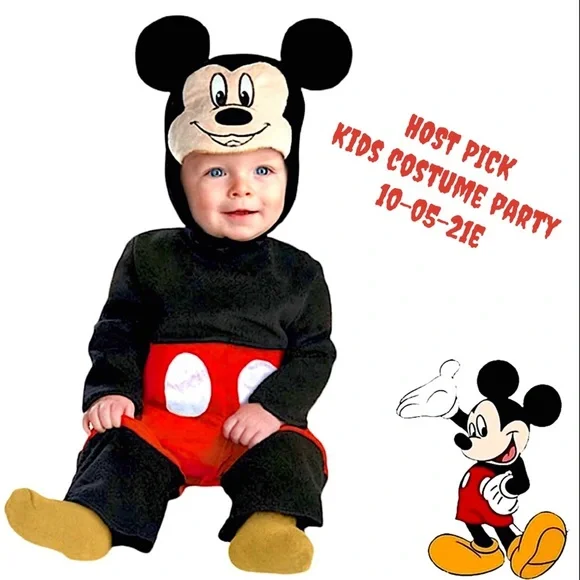 MICKEY MOUSE JUMPSUIT COSTUME NWT - Picture 16 of 16